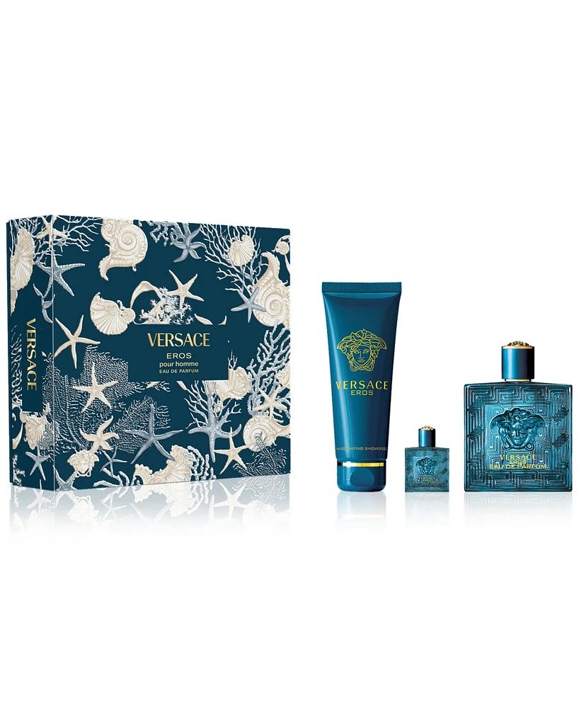 Versace Men's 3-Pc. Eros Eau de Parfum Gift Set
