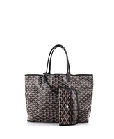 Pre-Owned Goyard Pm Saint Louis Tote Claire Voie Printed Coated Canvas