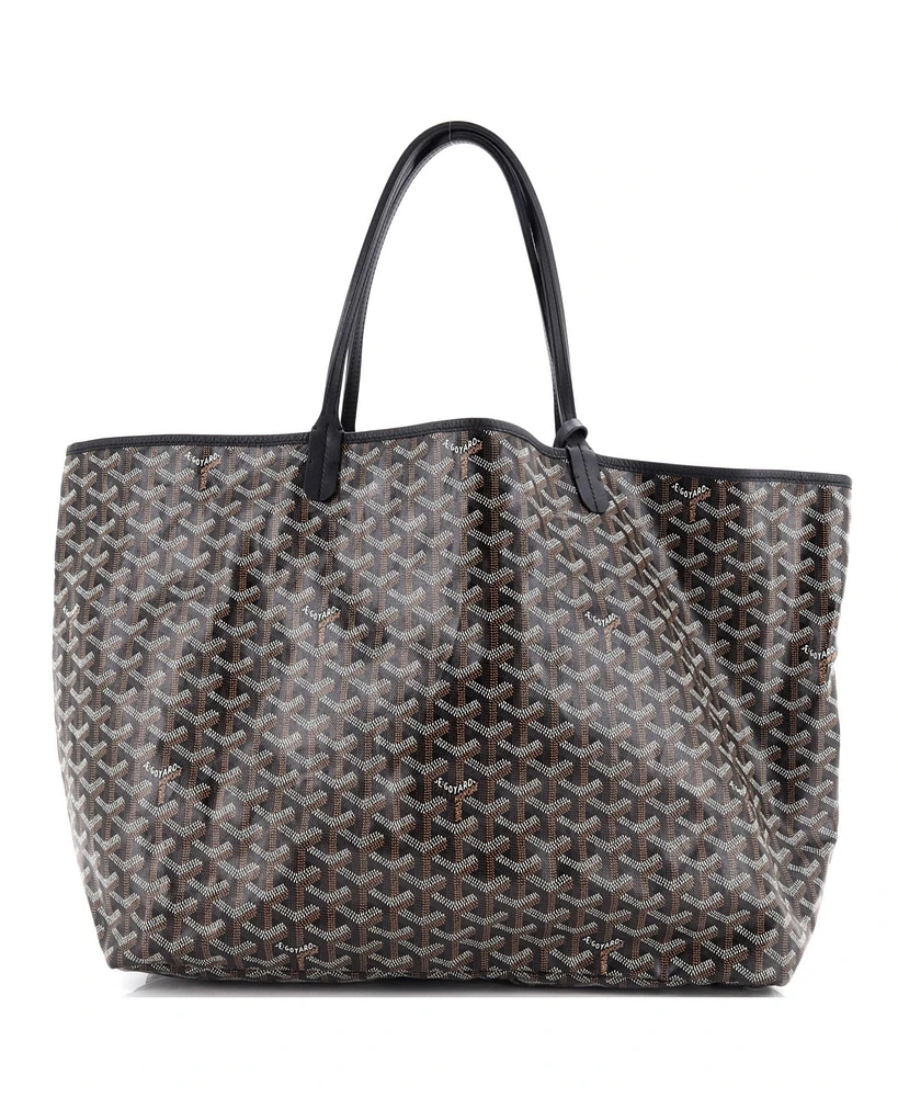 Pre-Owned Goyard Gm Saint Louis Tote Printed Coated Canvas