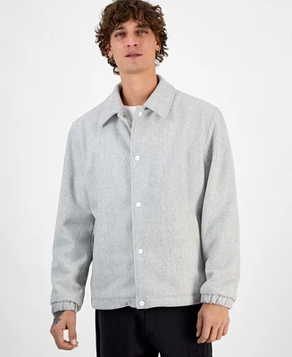 Hugo Boss Men's Baks Snap-Front Coach Jacket