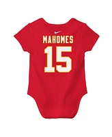 Nike Baby Boys and Girls Patrick Mahomes Red Kansas City Chiefs Player Name Number Bodysuit