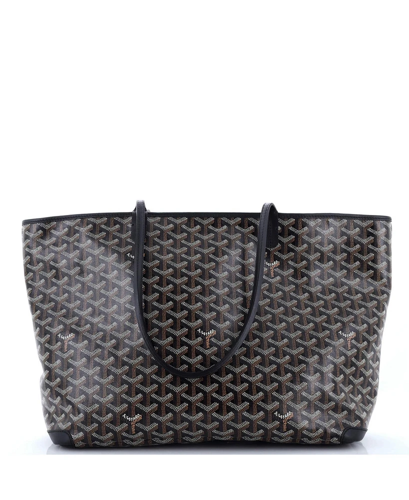 Pre-Owned Goyard Mm Artois Tote Coated Canvas