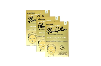 Glow Getter Super Skincare Absorber Self Warming Face Mask - Multi Packs