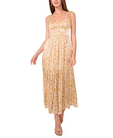 Parker Women's The Adrina Floral-Print Smocked-Back Dress