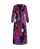City Chic Plus Size Kaya Print Maxi Dress