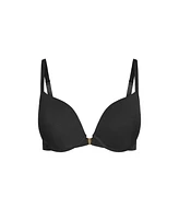 Plus Smooth & Chic Front Close Cotton Push Up Bra