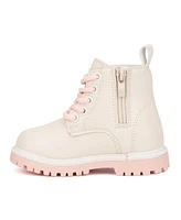 Olivia Miller Little Girls Petal Ankle Boots