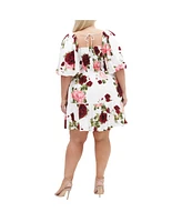 Plus Mindy Rose Dress