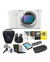 Sony Alpha Zv-E1 Full-frame Mirrorless Vlog Camera (Ilczv-E1/B, White) Bundle