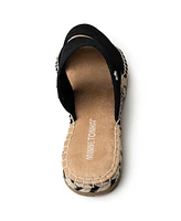 Minnetonka Women's Poppie Suede Slide Sandals