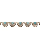 Rachel Rachel Roy Fan Casting Collar Necklace with Amazonite Accents