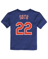 Nike Baby Boys and Girls Juan Soto Royal New York Mets Name & Number T-Shirt