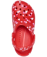 Crocs Women's Classic Valentine's Day Clog Sandals from Finish Line