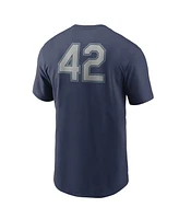 Nike Men's Navy Seattle Mariners Jackie Robinson Day Team 42 T-Shirt
