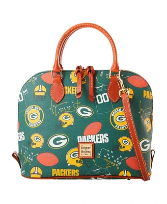 Dooney & Bourke Green Bay Packers Game Day Zip Zip Satchel