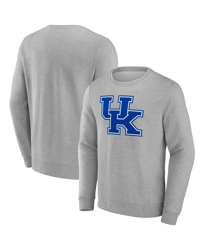 Fanatics Men's Gray Kentucky Wildcats Evergreen Fleece Pullover Sweatshirt