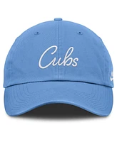 Nike Women's Light Blue Chicago Cubs Cooperstown Club Script Adjustable Hat