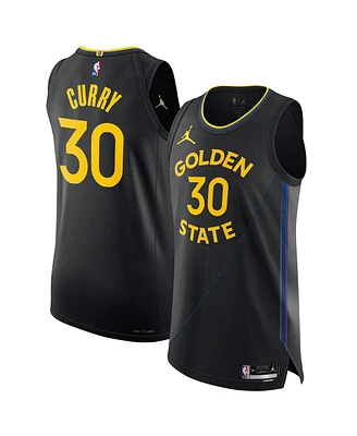 Jordan Men's Stephen Curry Black Golden State Warriors 2024/25 Authentic Jersey - Statement Edition