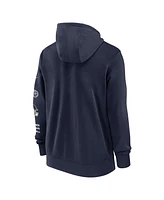 Nike Men's Navy Tennessee Titans Club Full-Zip Hoodie Jacket