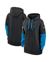 Nike Women's Black Carolina Panthers 2024 Sideline Essential Fleece Pullover Hoodie