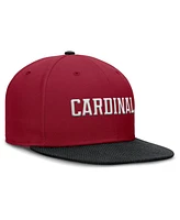 Nike Men's Cardinal/Black Stanford Cardinal Two-Tone Primetime Performance Fitted Hat