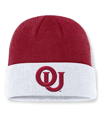 Nike Men's Crimson/White Oklahoma Sooners Legacy Terra Cuffed Knit Hat