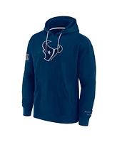 Fanatics Men's Navy Houston Texans Elements Pace Fleece Pullover Hoodie