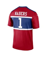 Nike Men's Malik Nabers Red New York Giants Alternate Legend Player Performance Top