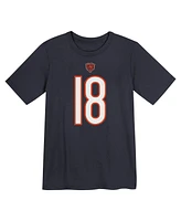 Nike Preschool Caleb Williams Navy Chicago Bears Player Name Number T-Shirt