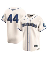 Nike Men's Julio Rodriguez Cream Seattle Mariners Alternate Limited Jersey