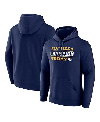 Fanatics Men's Navy Notre Dame Fighting Irish Play Like A Champion Today Pullover Hoodie