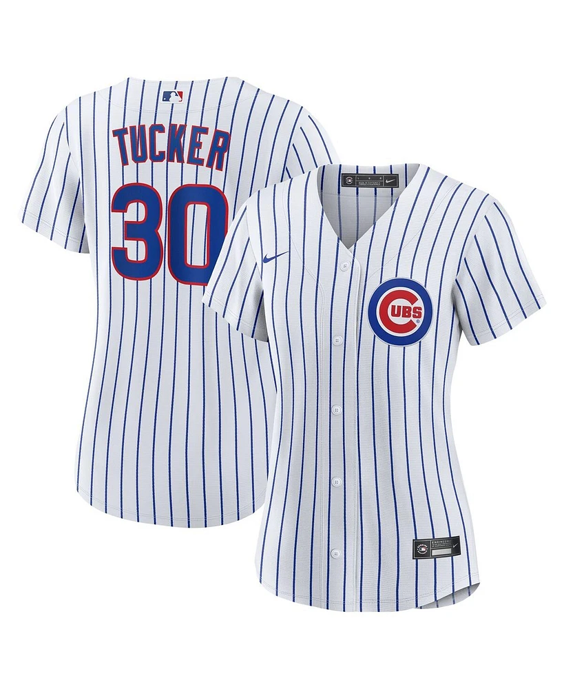 Nike Women's Kyle Tucker White Chicago Cubs Home Replica Player Jersey