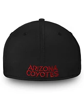 Fanatics Men's Black Arizona Coyotes Core Elevated Speed Flex Hat