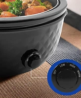 Elite Cuisine 6 Quart Diamond Series Slow Cooker