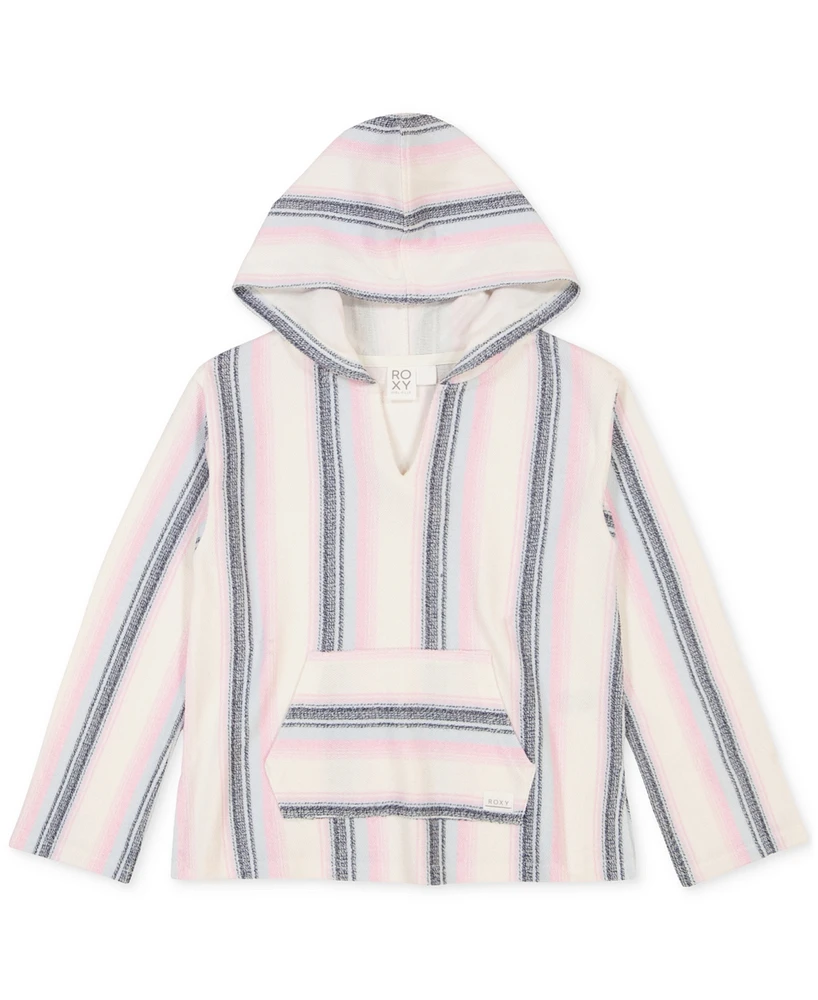 Roxy Big Girls Daydreamin Striped Terry Baja Hoodie