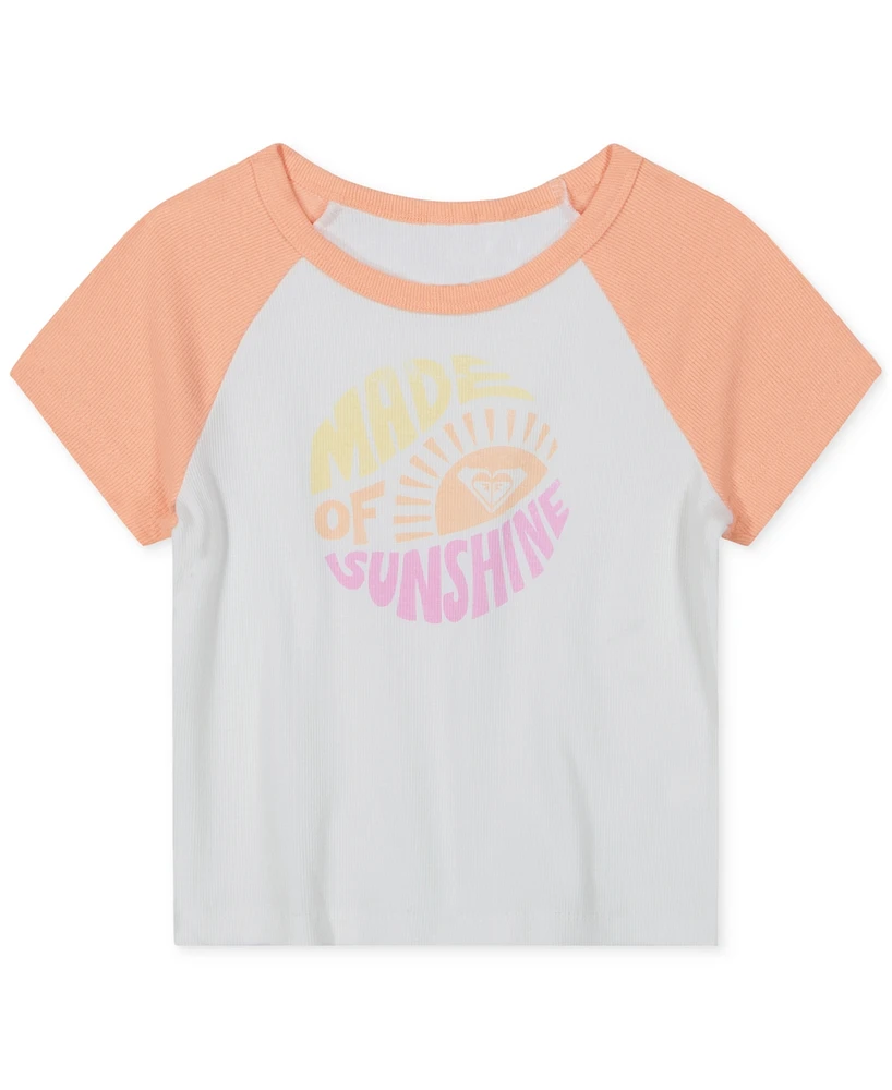 Roxy Big Girls Sunshine Graphic Raglan Short-Sleeve T-Shirt