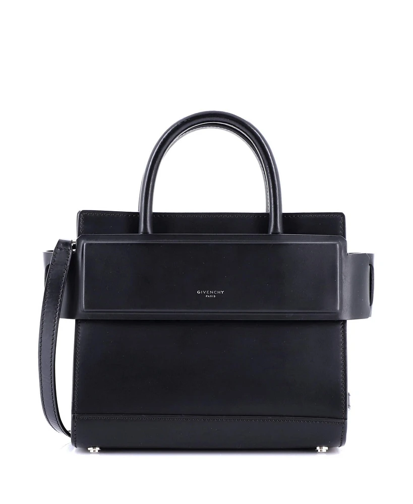 Pre-Owned Givenchy Mini Horizon Satchel Leather