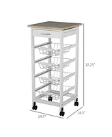 Storage Cabinet and Coffee Bar Cabinet with Shelves for Kitchen and Dining Organization