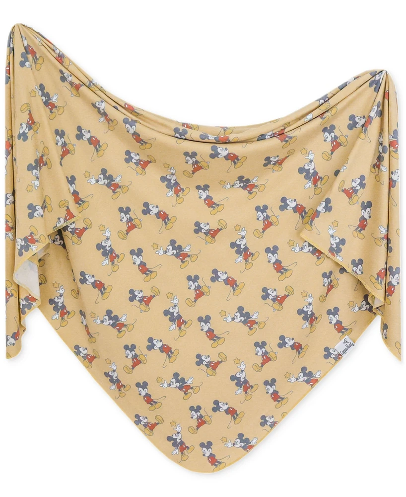 Copper Pearl Baby Mickey Mouse Knit Blanket
