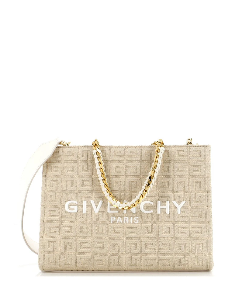 Pre-Owned Givenchy Small G-Tote 4G Jacquard