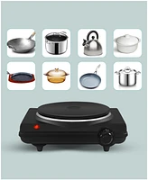 Elite Cuisine Single Cast Electric Burner Hot Plate