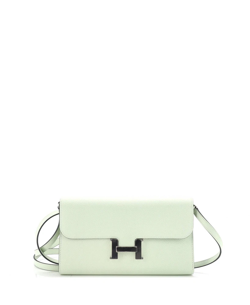 Pre-Owned HERMES Constance To Go Wallet Epsom