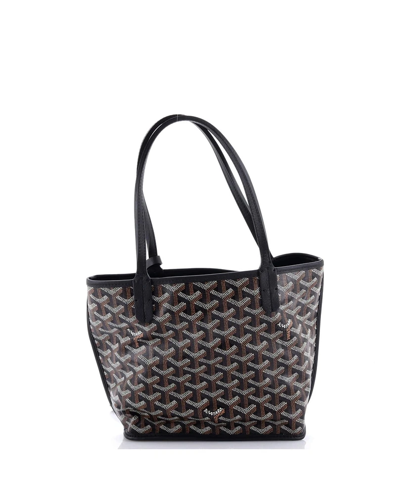 Pre-Owned Goyard Mini Anjou Reversible Tote Coated Canvas