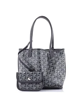 Pre-Owned Goyard Mini Anjou Reversible Tote Coated Canvas