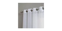 Hlc.me Sheer Grommet Patio Curtain Panel for Sliding Glass Doors - 100 W x 84 L
