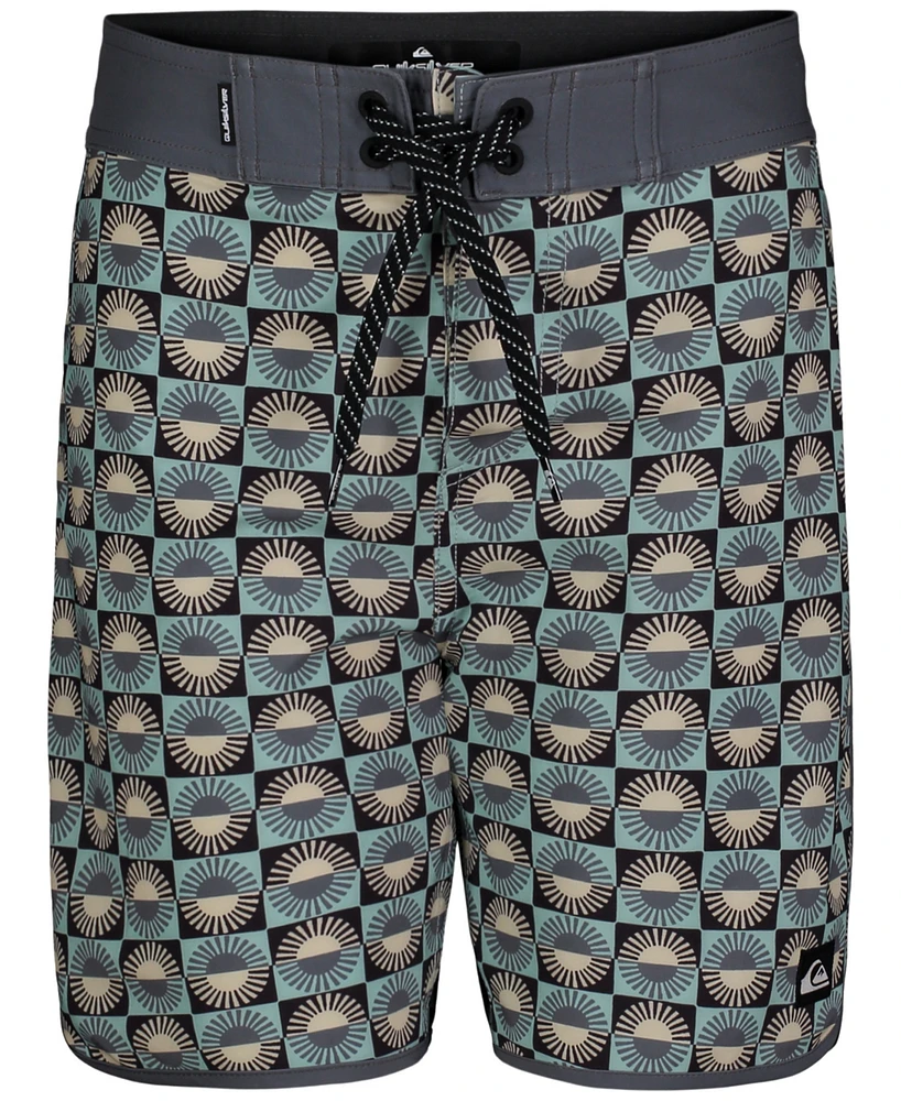 Quiksilver Big Boys Surfsilk Scallop Swim Trunks