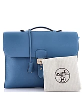 Pre-Owned HERMES Sac a Depeches Light 1-37 Briefcase Togo