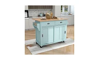 Mobile Kitchen Cart with Storage for Home Organization and Convenience