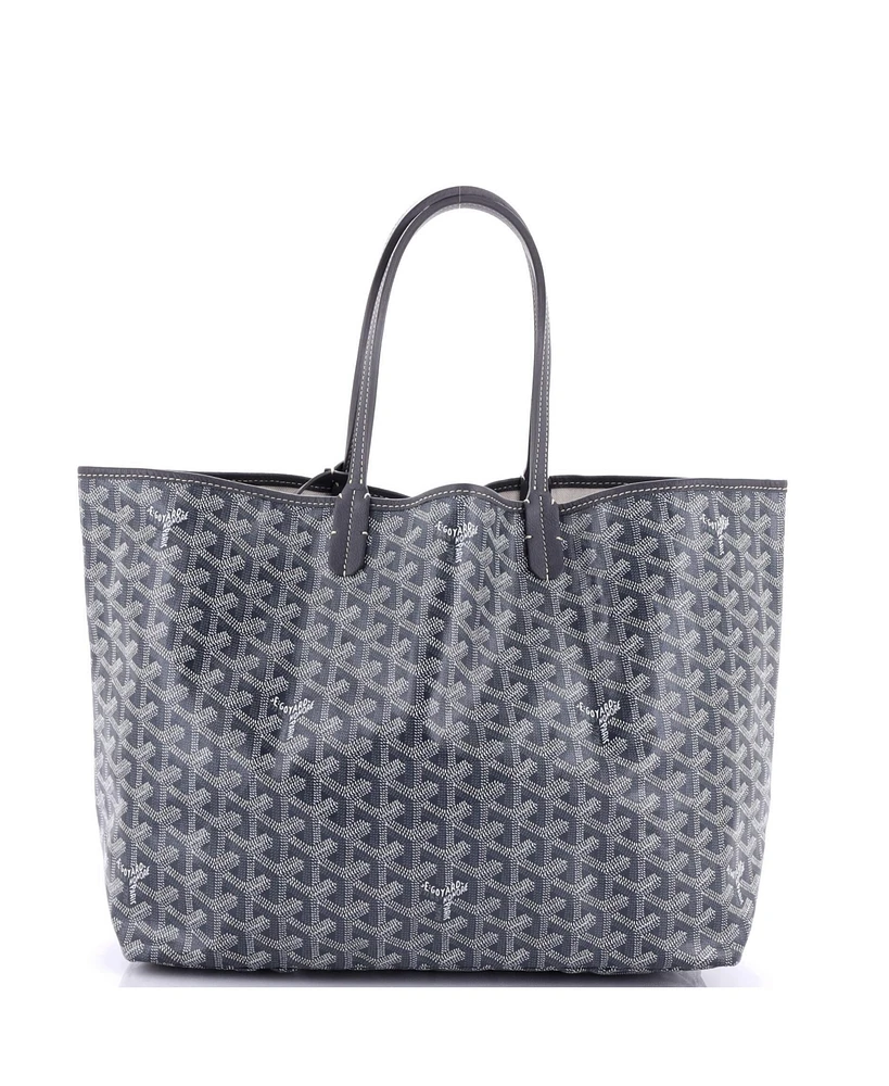 Pre-Owned Goyard Pm Saint Louis Tote Claire Voie Coated Canvas