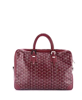 Pre-Owned Goyard Mm Ambassade Briefcase Coated Canvas